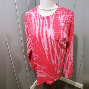 Pink Women's Small pink tye-dye shirt